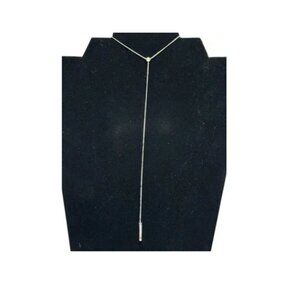 💎 Express Crystal and Silver Y-Necklace 💎